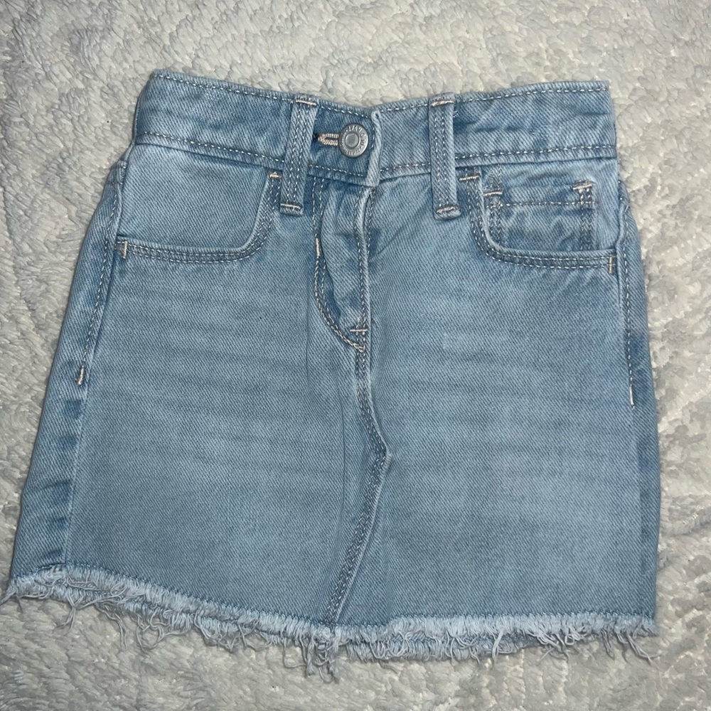 2T denim stretch toddler skirt